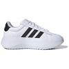Adidas Grand Court Platform Hvit Svart Dame Sneakers Skyhvit Kjerne-Svart IE1092