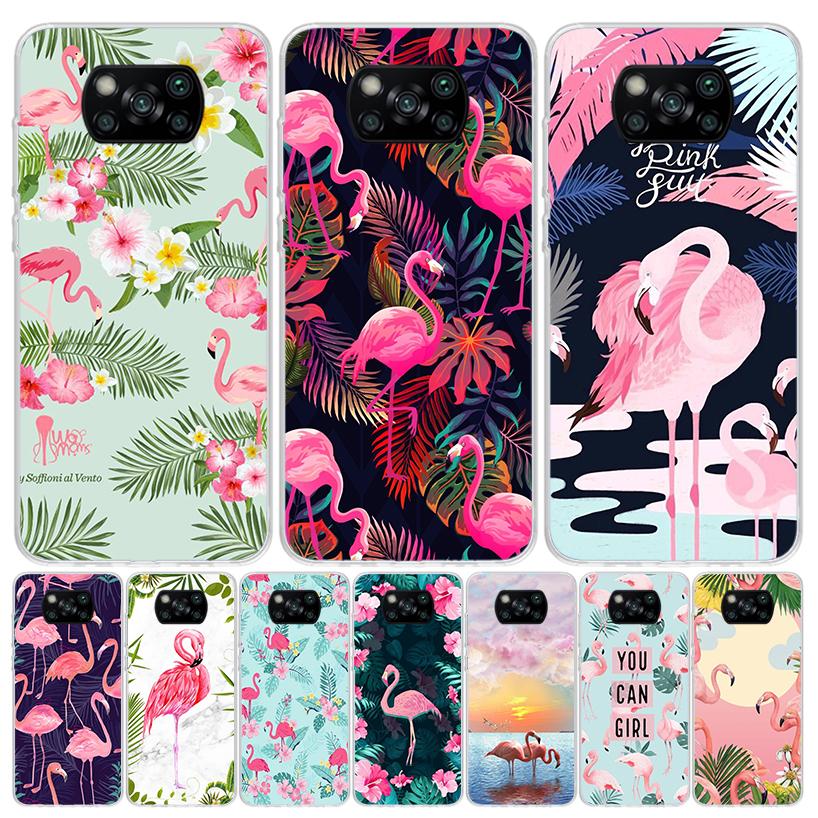 Pink Red Flamingo Case Phone Cover for Xiaomi Redmi Note 10 9 9S 8 8T 7 5 Pro Mi 12T 11T 10T 9T 12 11 Lite A3 A2 Trend Fundas Mi