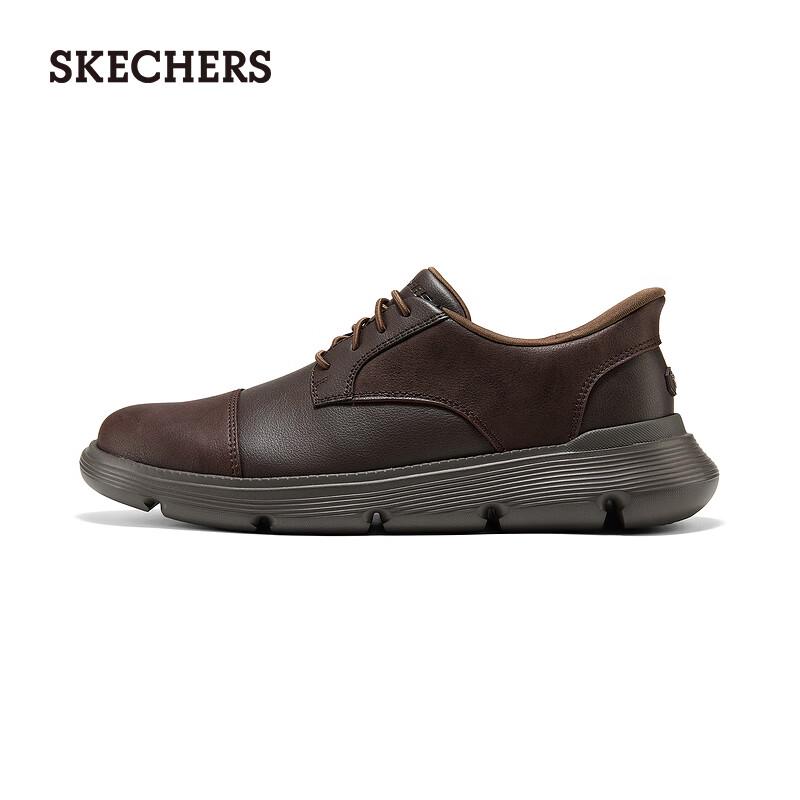 Skechers Men's 205310 Slip-On Comfort Leather Shoes