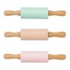 Useful Ergonomics Handle Easy Clean Food-grade Noodle Biscuit Rolling Pin for Home Kneading Stick