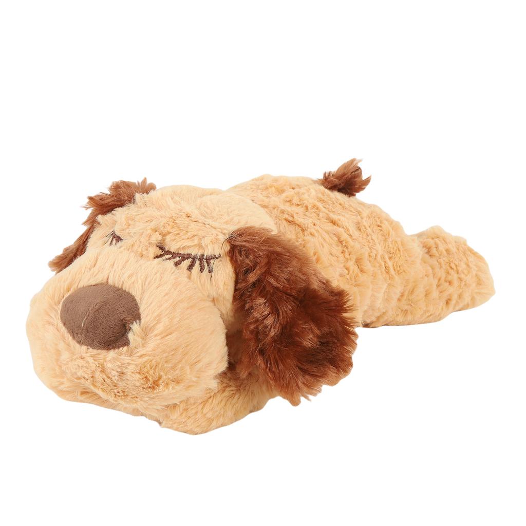 Heartbeat Puppy Toys Interactive Stuffed Animal Heartbeat Plush Toy for Pet Behavioral Sleep Calming Aid