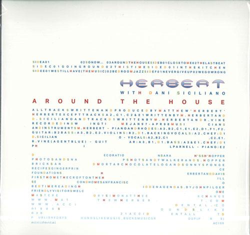 

LP Мэттью Херберт, Дани Сицилиано - Around The House AC159 Accidental 2021 Великобритания Танцевальная и Электронная