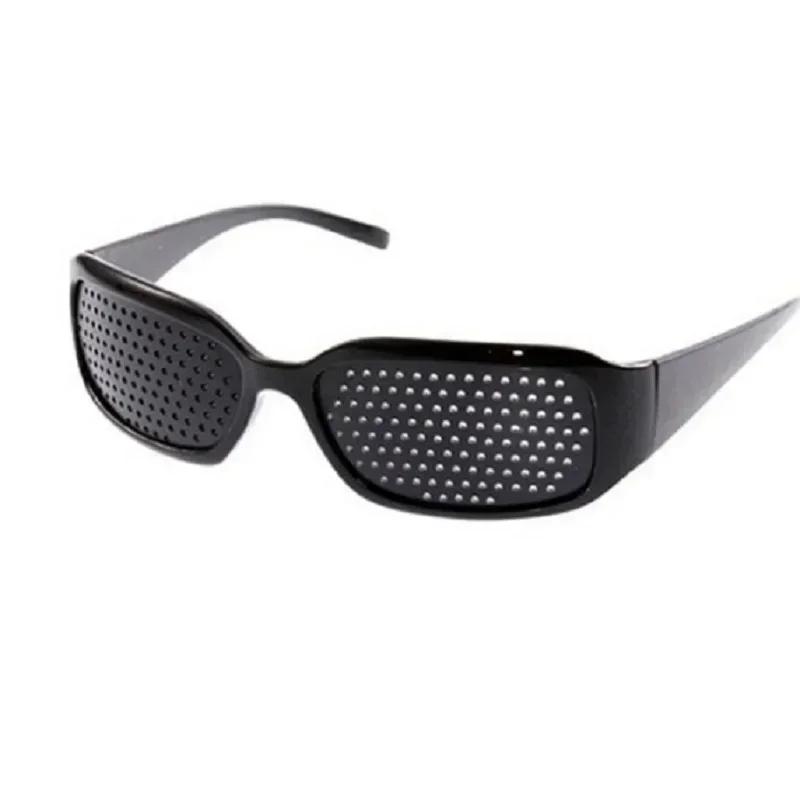 Anti-myopia Astigmatism Glasses Vision Correction Fatigue Pin Hole Sunglasses with Holes for Men Women Eyesight Improvement