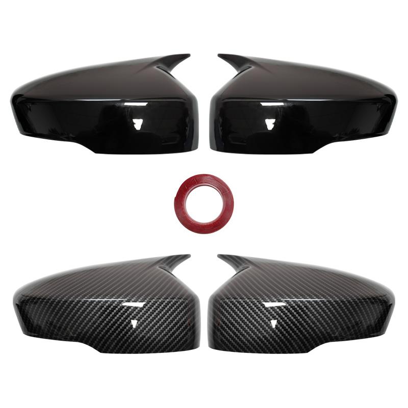 For Mitsubishi Eclipse Cross 2018-2025 Side Door Rearview Mirror Cover Cap Trim Shell Sticker Car Styling Accessories Part