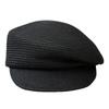 Short Brim Heightened Cranial Top Thin Straw Equestrian Hat Women'S Summer Breathable Sunscreen Visor Small Slanted Top Straw Hat