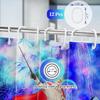 Funny Cat Shower Curtains  Cute Cat Riding Whale Shark   Fantasy Jellyfish Fun Shower Curtain Set with  Kids Bathroom