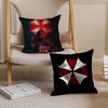 R-Resident-Game-E-Evil Umbrella Corp Cushion Cover Car Throw Pillow Case For Sofa Car Christmas Gift 40x40cm 45x45cm