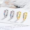 New 925 Silver Earrings Multiple Zircon For Women's Wedding Engagement Fine Fashion Jewelry Accessories Party Gift