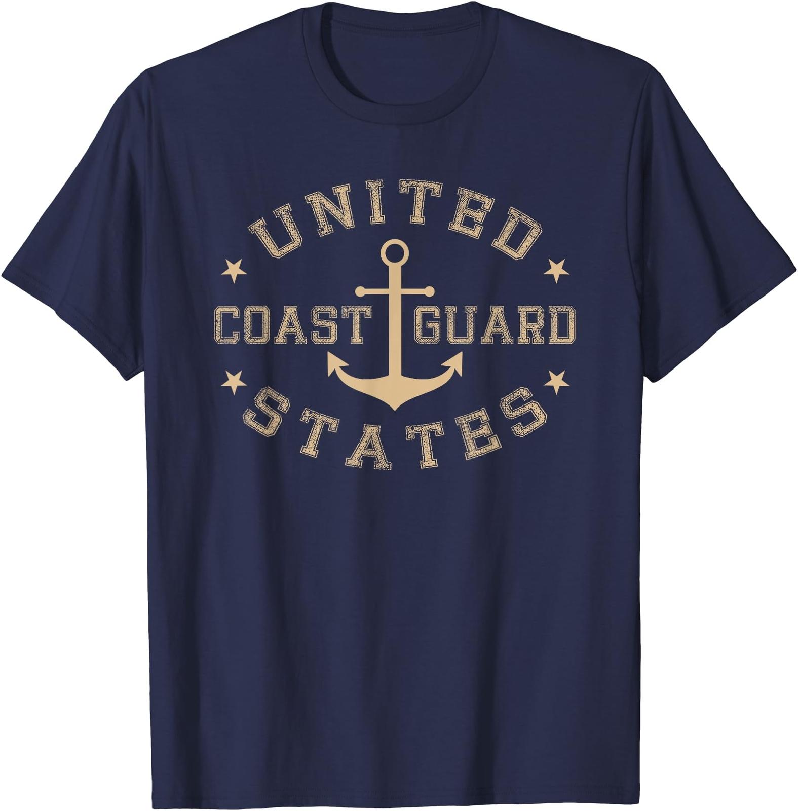 Coast Guard Birthday United States Anchor Unisex T-Shirt XXL