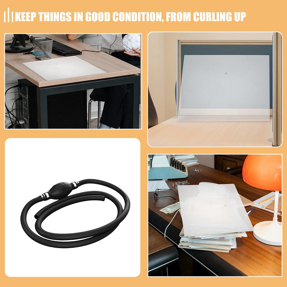 20Pcs Files Organizer Transparent Document Bags PP Button File Folders Paper Storage Document Holder Folder Office School China Mainland