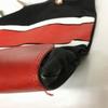 Bill Amberg England Made Tote Bag Black × Red × White Stripe Canvas(USED)