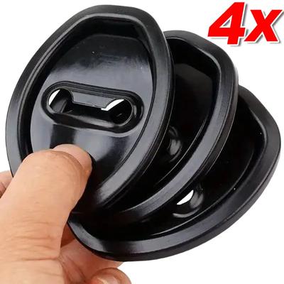 4PCS Car Door Shock Absorber For Tesla Y/X/S Flexible Car Door Lock Protector Silicone Car Door Lock Latches Cover