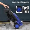 Pressure Washer 130 Bar Max, 1600 W, Aluminium Pump, 6 M Hose and Soap Bottle
