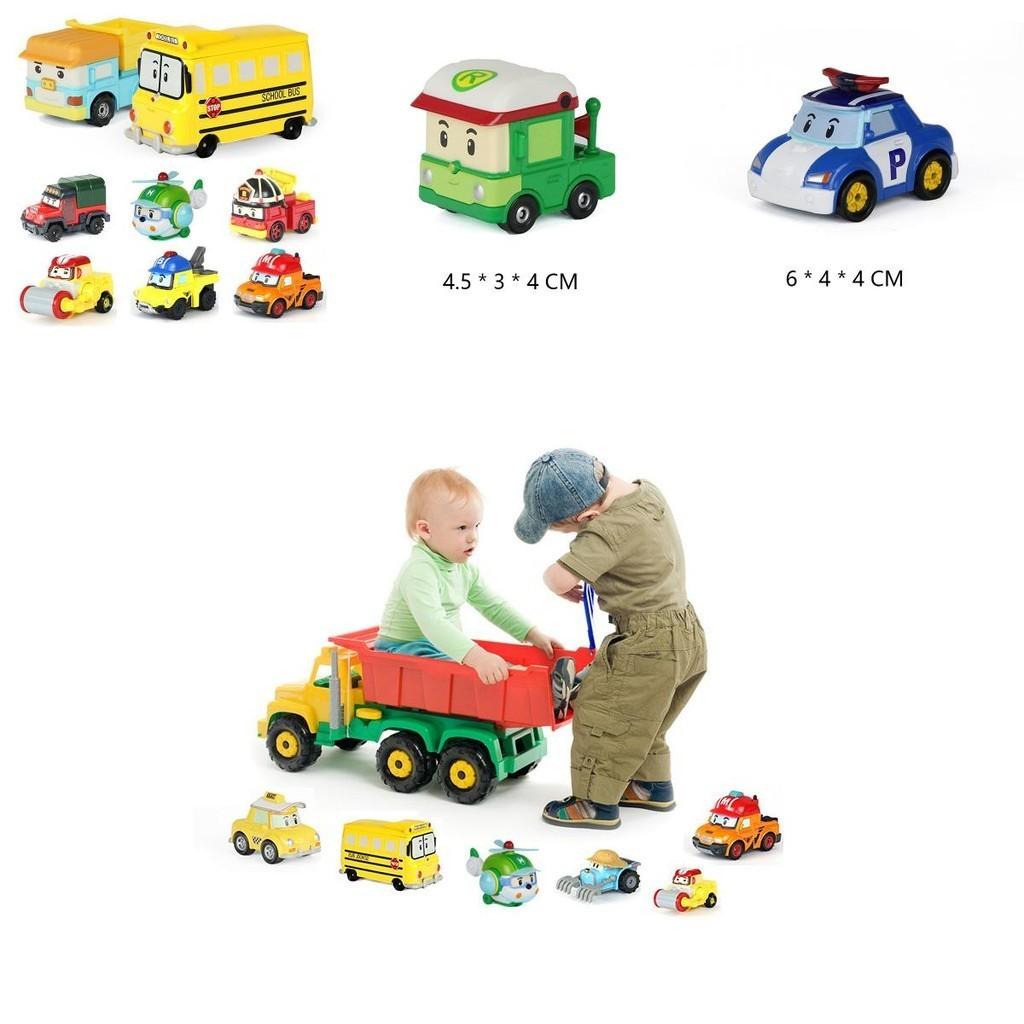 New 19 Styles Robocar Poli Mini Vehicle Car And Bus Toys South Korea Kids Gift