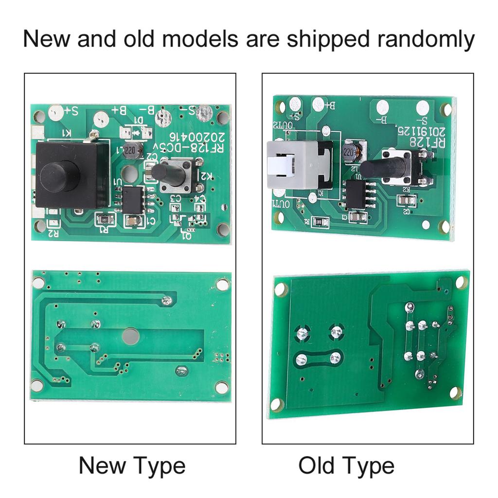2Pcs Solar Lamp String Controller Module Circuit Board with 8 Kinds Light Mode and Switch 1.2V