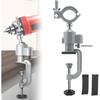360°Table Swivel Vise Woodworking Grinder Tool Accessory Electric Drill Stand Holder Aluminium Alloy Bracket Table Vise