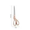 Gold-Plated Zinc Alloy Tailor Scissors - Stainless Steel for Clothing and Festive Ribbon Cutting