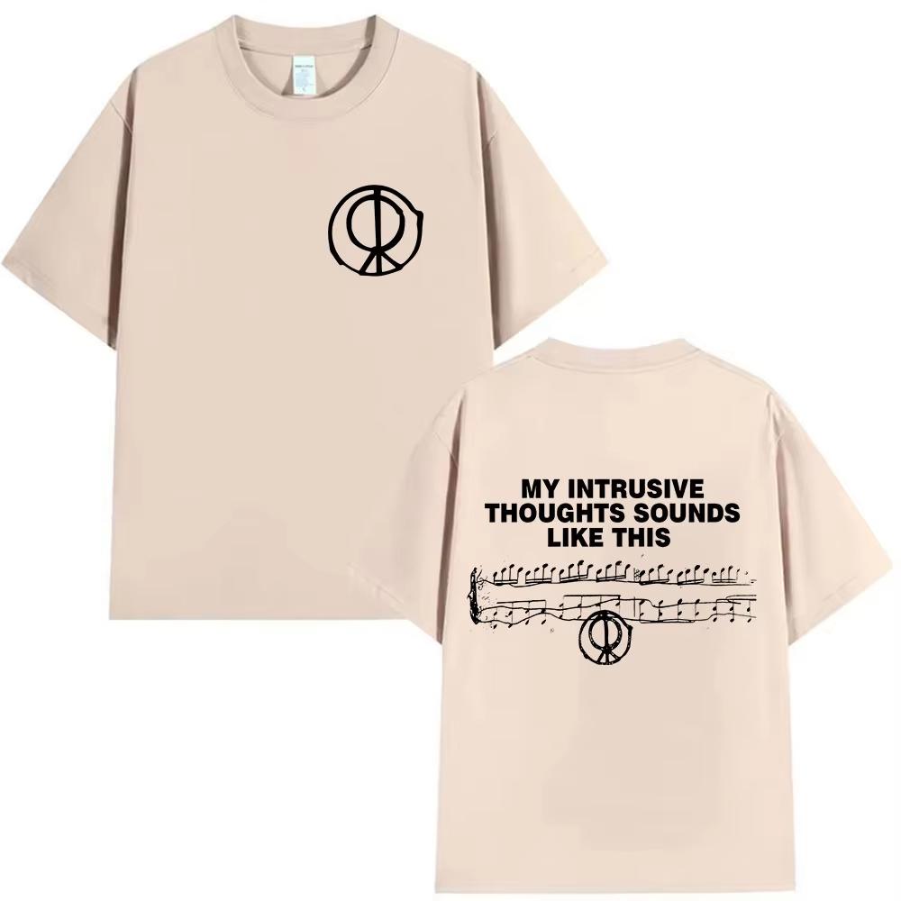 

ROSALIA My Intrusive Thoughts Sound Like Tour 2026 Print T Shirt Unisex Women Pop Music Fashion Oversized Cotton Tshirt Streetwear S