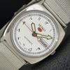 AUTOMATIC 6309A VINTAGE SEIKO 5 JAPAN MENS ARABIC WHITE DIAL WATCH A701670-5 R206c-a701670