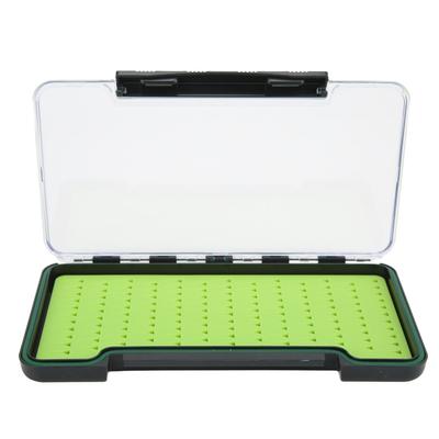 Fly Fishing Box Portable Transparent Impact Resistance Waterproof Silicone Fly Box for Outdoor Fishing 103x17x188mm