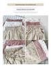 Korean Floral Wide-Leg High-Waist Drawstring Pants for Women - Spring/Summer