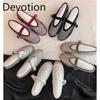 Ballet Shoes - Flat-bottomed Single Shoes for Women, Made of Mesh Material, As Women's Sandals Devotion