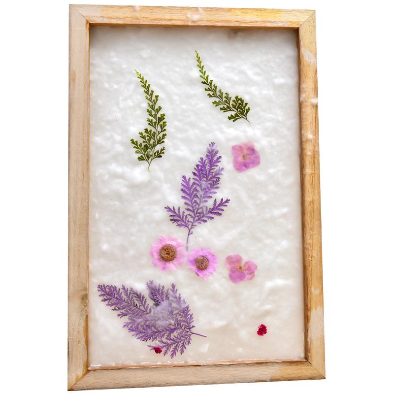 Pine Wood DIY Papermaking Frame for Children - Handmade Pulp Painting Net