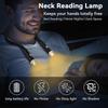 Neck Reading Light-Rechargeable Reading Lamp3 Adjustable Brightness Levels-360Foldable-USB LED Reading Light for Travel