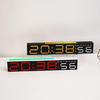 Elegant Bedside Clock With Large Led Screen Date Time 12/24 Display For Students Bedroom or Study