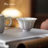 Handbemalte Rosa Orchidee Teetasse Keramiktassen Handgefertigt Blütenblatt Porzellan Teetasse Teetassen Mate Schöne Keramikkünstlerin Chinesisches Puera