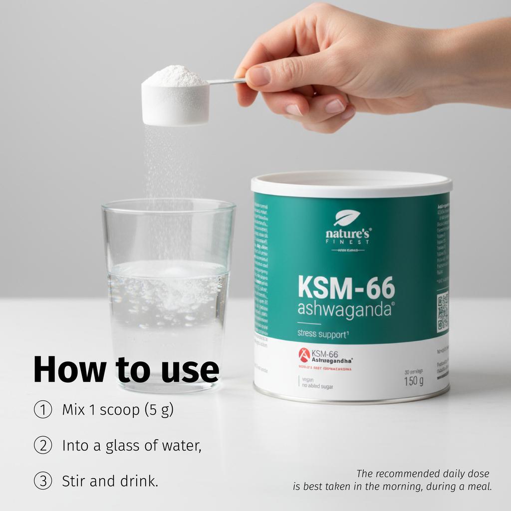 KSM-66 Ashwagandha® - Stress Resistance & Nervous System Support - 150g Powder