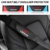 Car-styling Carbon Fiber Car Safety Seat Belt Cover Cushion Decoration For CT200H ES250 ES300H IS250 IS200 GS300 GS460 UX