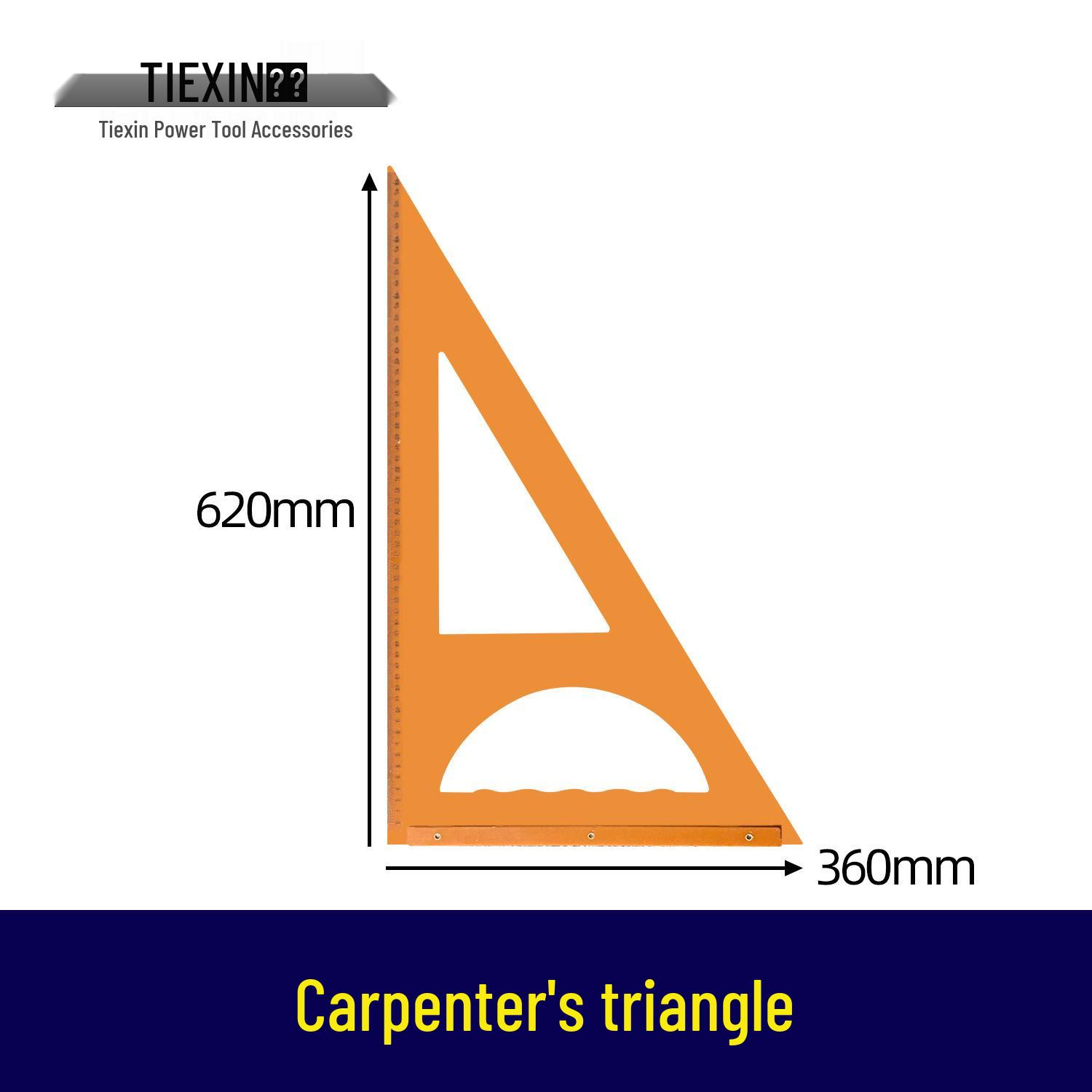 High Precision Bakelite L-Square Right Angle for Woodworking - Item 02451