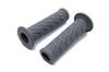 Beatus Retro Design Bike Handle Grip 0.9 inch (22.2 mm) Universal Grip Left and Right Set (Gray)