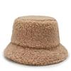 Zimní teplý fleecový klobouk bucket pro muže ženy odolný proti chladu módní rybářský klobouk trendy sluneční clona