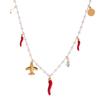  Distinctive Cute Metal Geometric Drop Necklace 18K PVD Plated Popular Jewelry Wholesales Accessories for Women