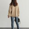 Autumn and Winter Knitted Cardigan Women's Solid Color Loose Long-sleeved Sweater Coat Casual Korean-style Short Knitted Coat