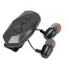 Collar Clip Wireless Earphone HiFi Stereo Sound Full Automatic Dual Ear Portable Business Wireless Bluetooth Headset 