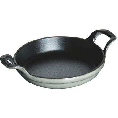 Plat à gratin rond Staub gris compatible avec le plat japonais IH « Mini 12 cm » [Produit autorisé] 40509-544
