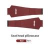 Car Logo Headrest Cover Leather Storage Neck Pillow Case Accessories For Jeep Renegade Compass Grand-Cherokee Wrangler-JK ALW1