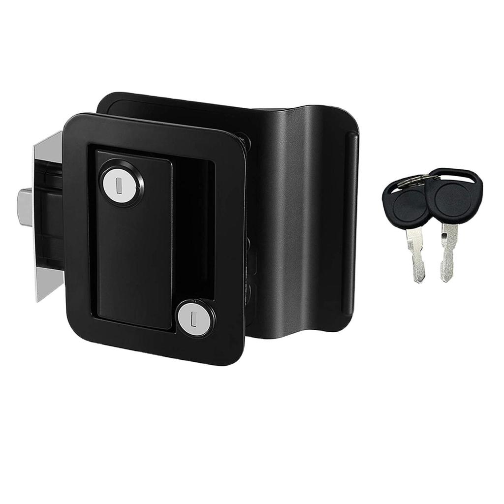 Camper RV Door Latch Locks Handle for Trailers Easy Install Silver