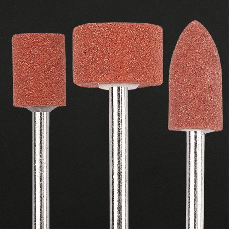 120Pcs Sanding Bit for Rotary Tool Strong Grinding Stone Bit with 1/8" Shank Aluminum Oxide Sanding Accessories