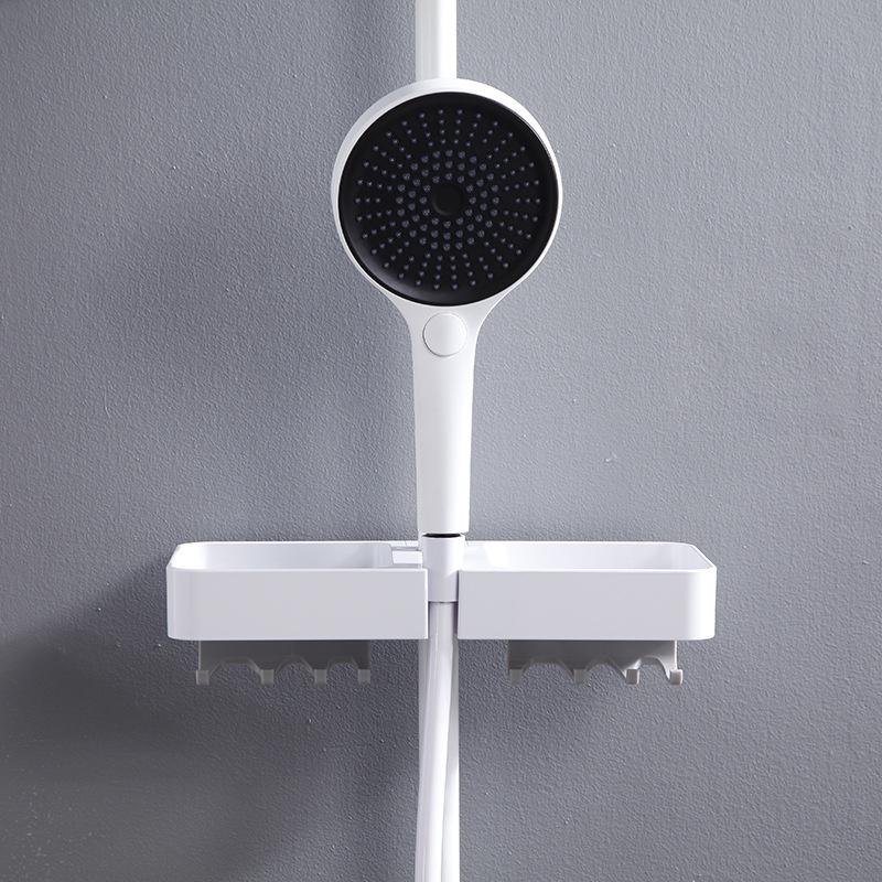 Teleskopisches Badezimmer-Aufbewahrungsregal mit bohrfreier Dusche und Seifenablage - 25. Jubiläumsausgabe