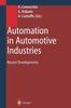 The Automation In Automotive Industries : Recent Developments Book