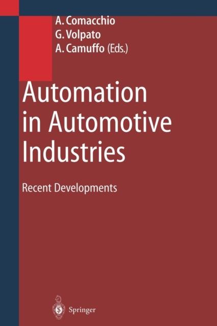 The Automation In Automotive Industries : Recent Developments Book