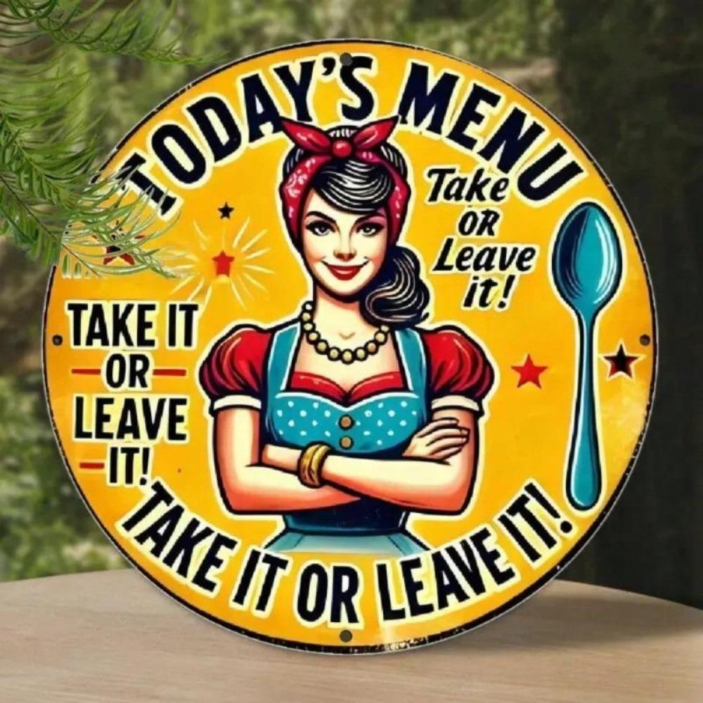 Retro Diner Metal Sign 1950s Vintage Wall Art Kitchen Cafe Decor