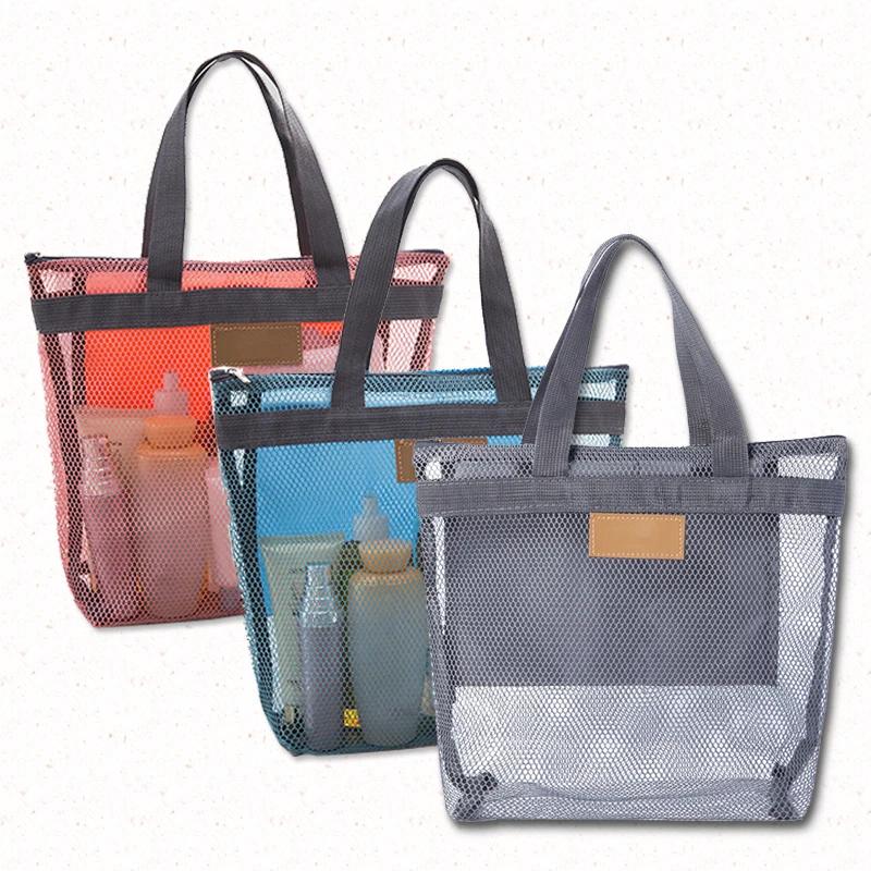 Travel Beach Organization Storage Bag Closet Organizer Clothing Portable Outdoor Wash Swimming Bag Mesh Storage Bag Travel Bag