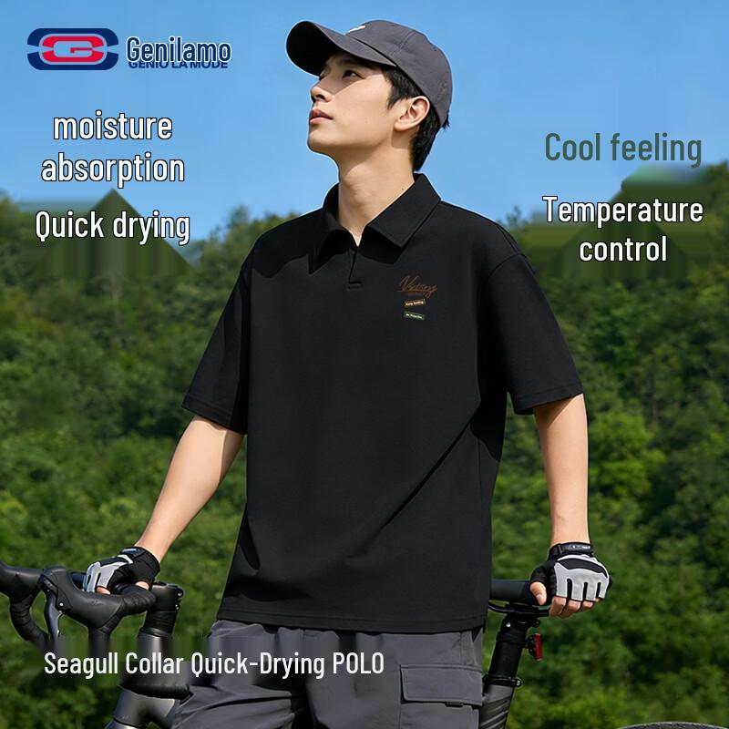 

Men s Quick-Dry Ice Silk Polo Shirt M
