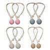 2Pcs Set No-drill Bohemia Curtain Tiebacks  Curtain Decor Organization