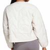 adidas Women's Lightweight Warm Short Padded Jacket Daily Outdoor Casual Outerwear Beige JD1099